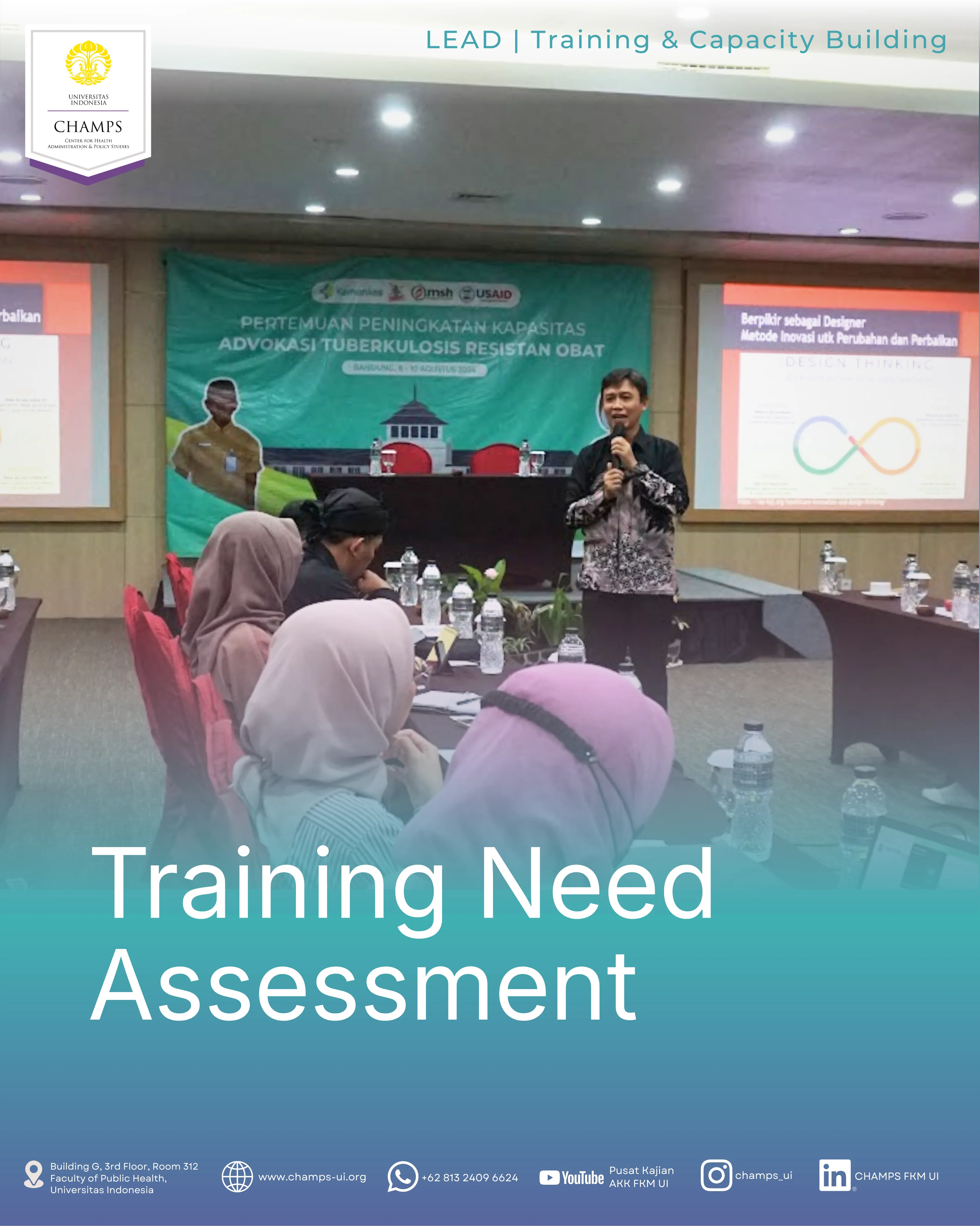 CHAMPS UI Training Needs Assessment Survey Poster